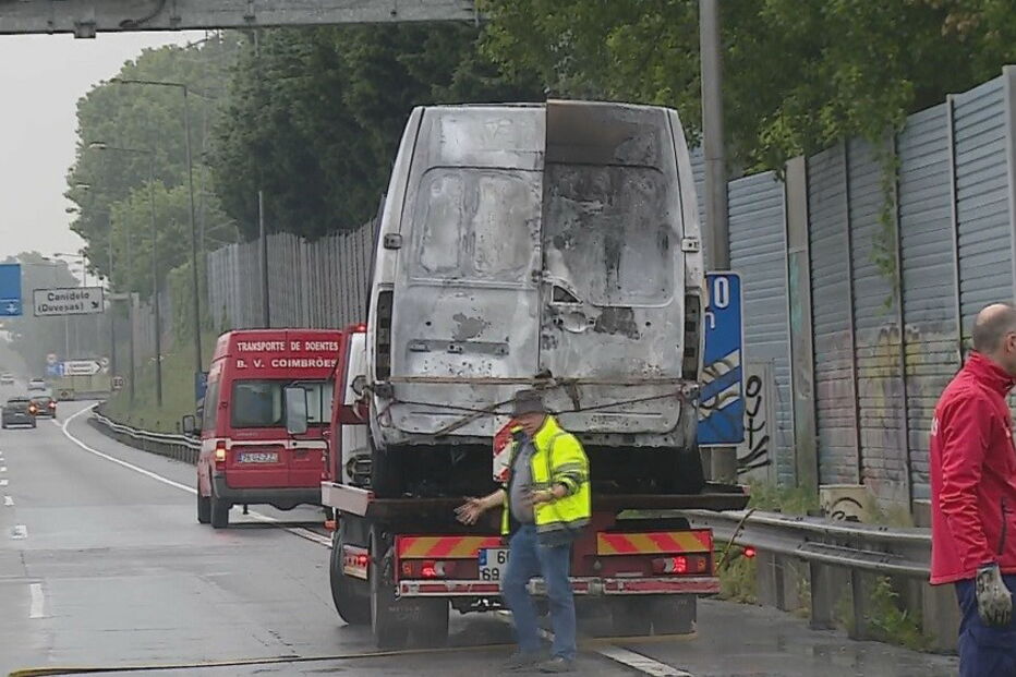 Acidente na A1, em Vila Nova de Gaia