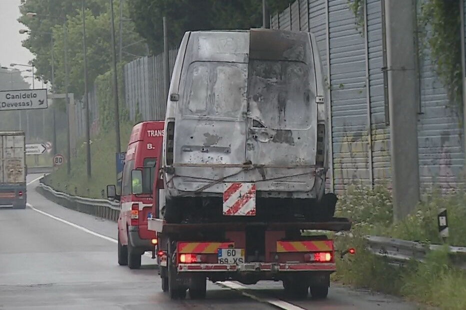 Acidente na A1, em Vila Nova de Gaia