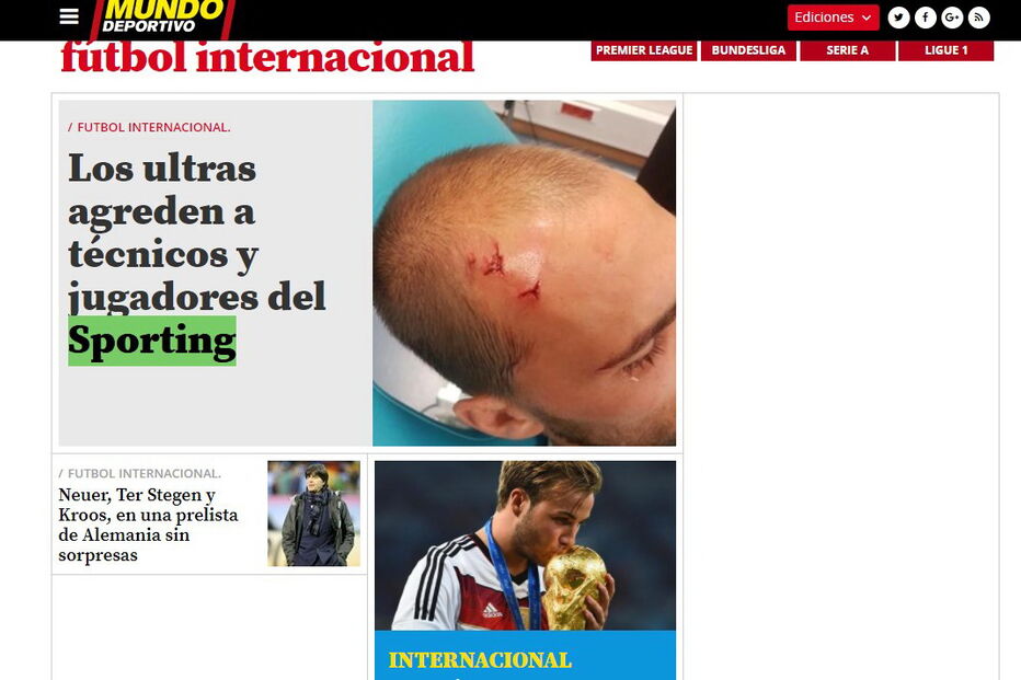 Jornal espanhol Mundo Desportivo, também puxa pela foto de Dost