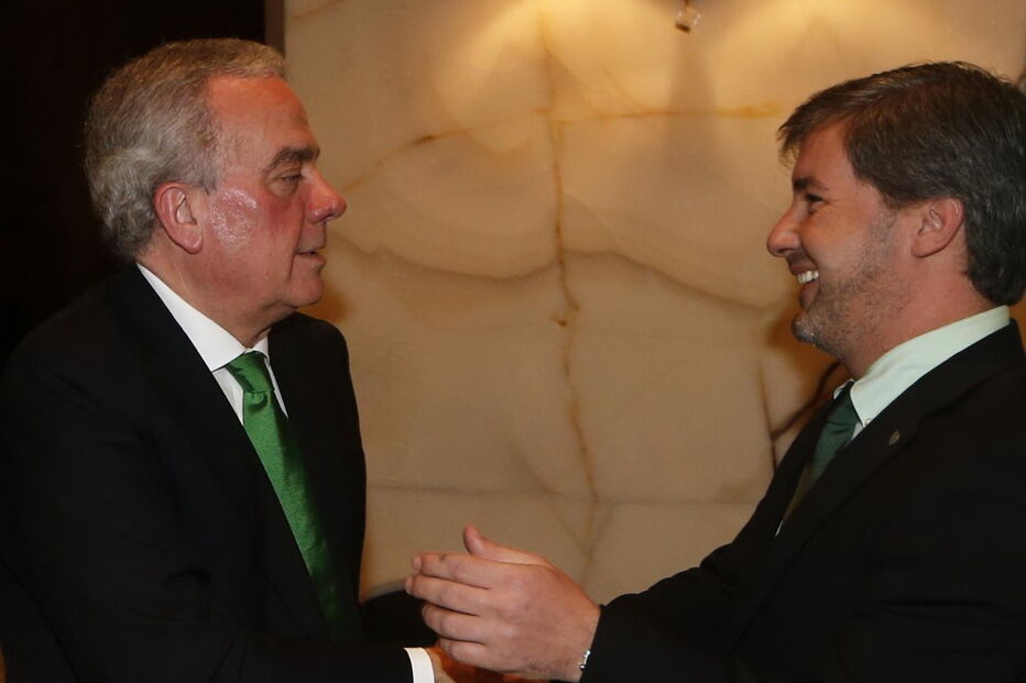 Ricciardi com Bruno de Carvalho em 2014