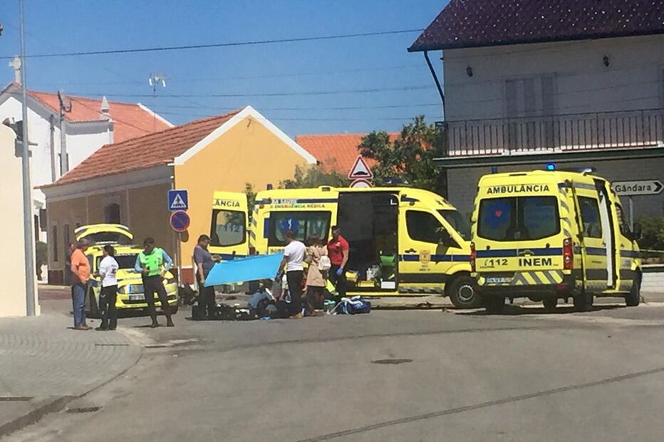 Carro atropleou homem em cadeira de rodas em Carapelhos, Mira