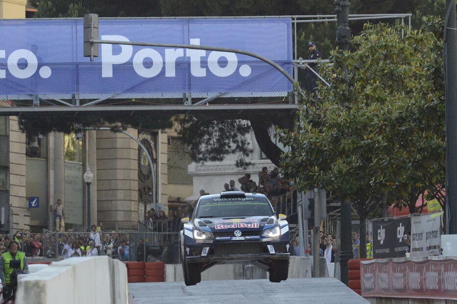 Rali de Portugal no centro do Porto, em 2016