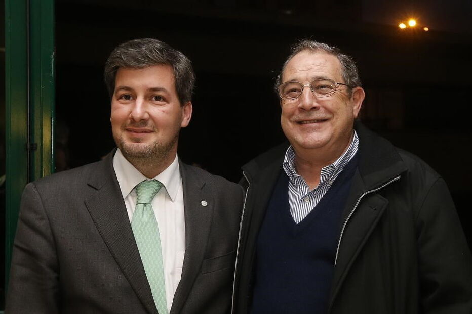Eduardo Barroso com Bruno de Carvalho, em 2013