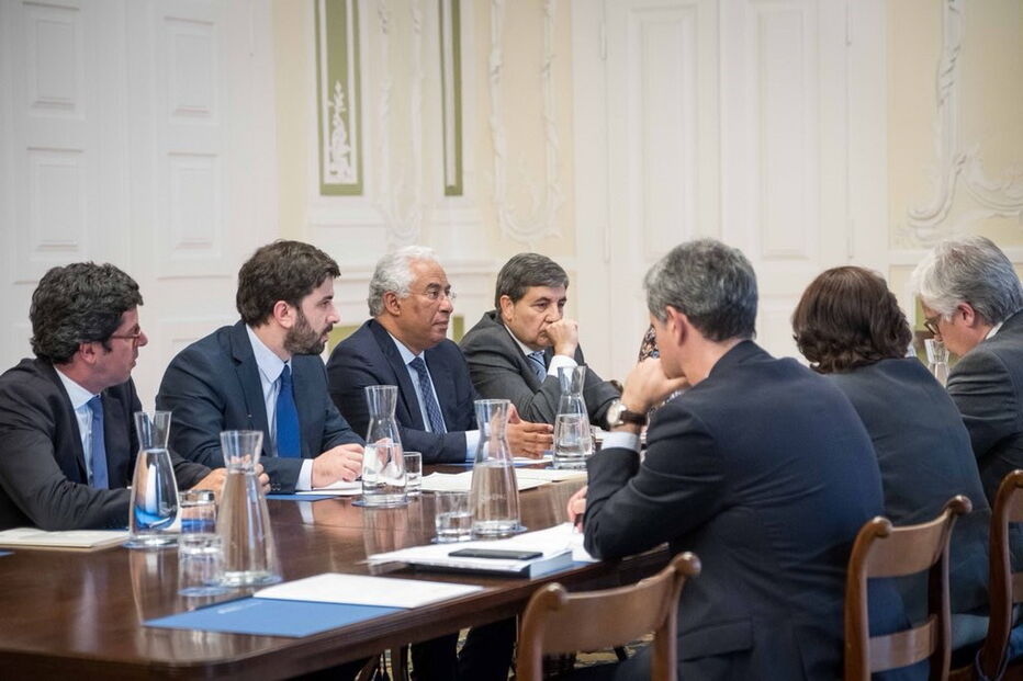 António Costa em reunião sobre a final da Taça de Portugal