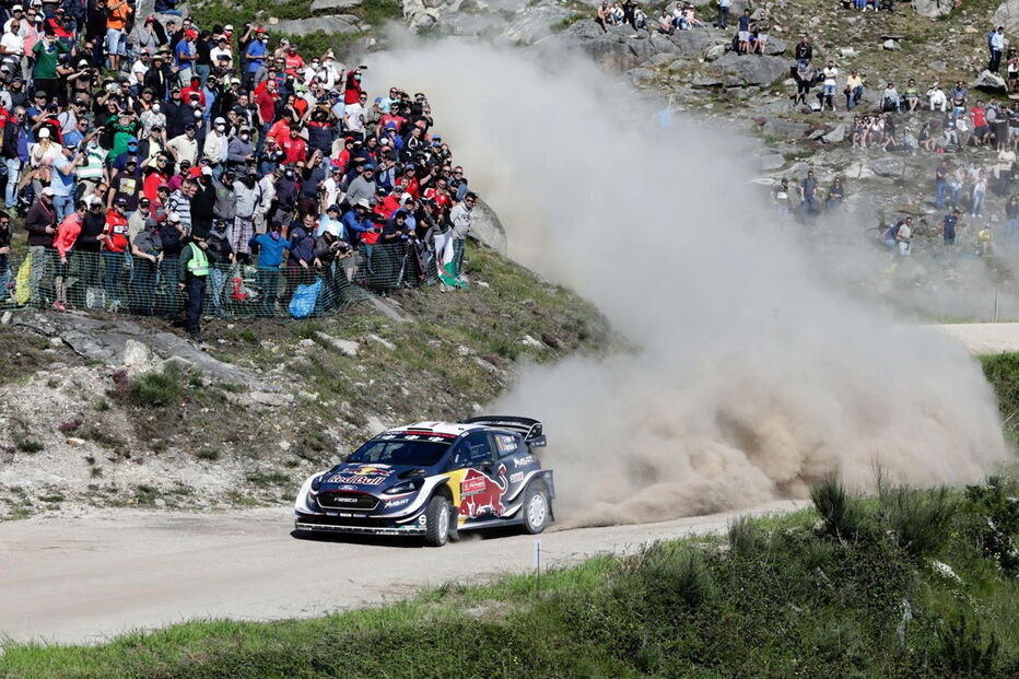 Sebastien Ogier no Rali de Portugal de 2018