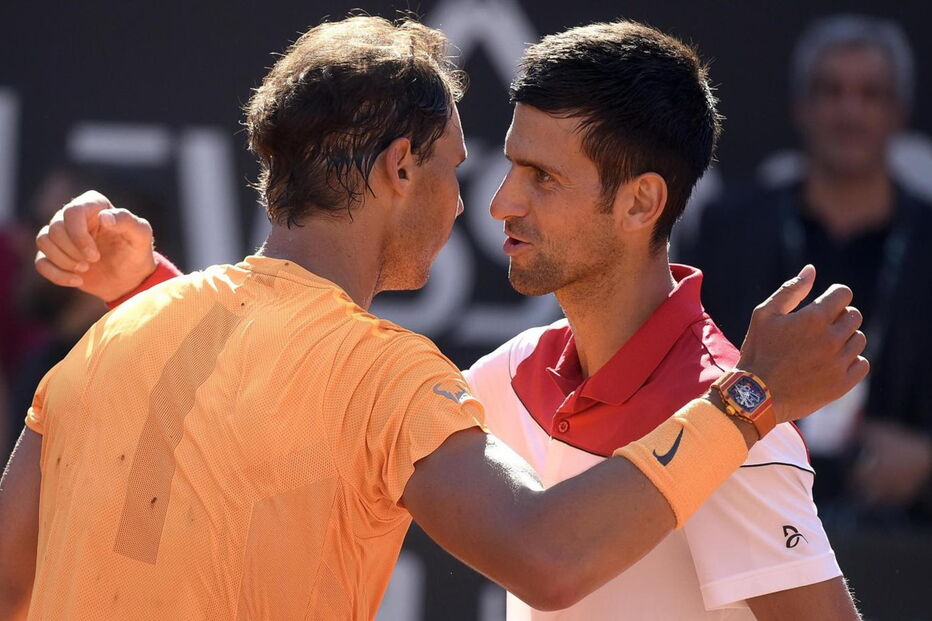 Nadal bateu Djokovic em dois sets nas meias do torneio de Roma