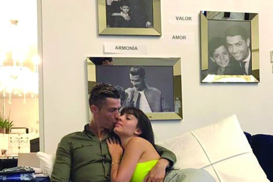 Giorgina Rodriguez e Cristiano Ronaldo