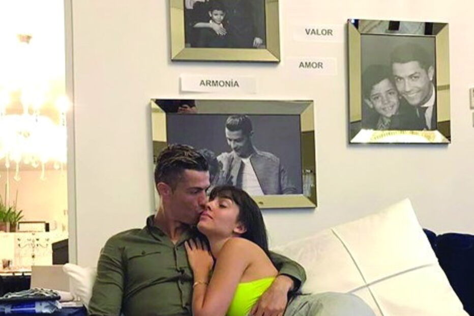 Ronaldo partilhou foto com Georgina Rodriguez