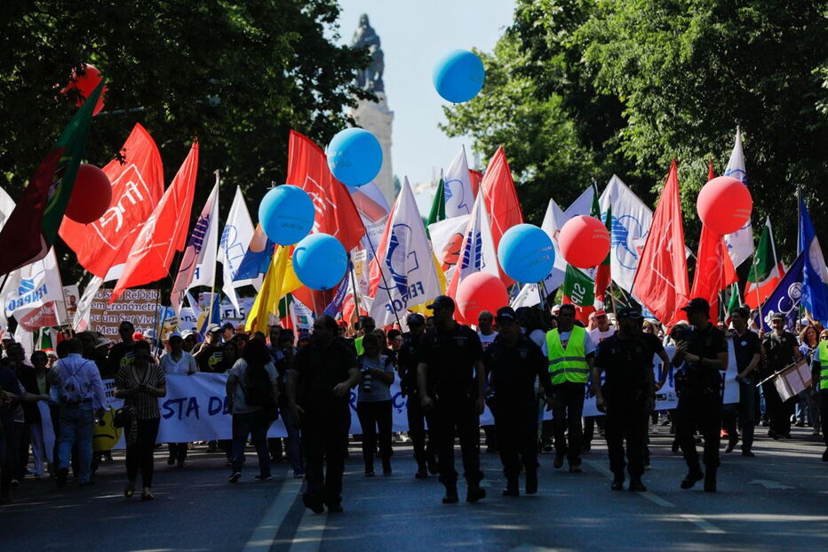 Milhares de professores participaram em manifestação em Lisboa