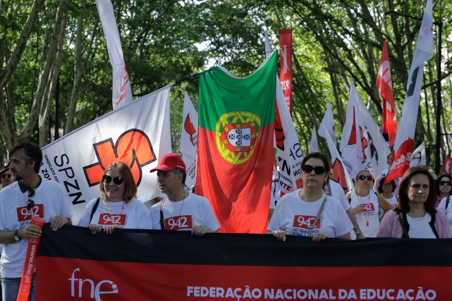 Milhares de professores participaram em manifestação em Lisboa