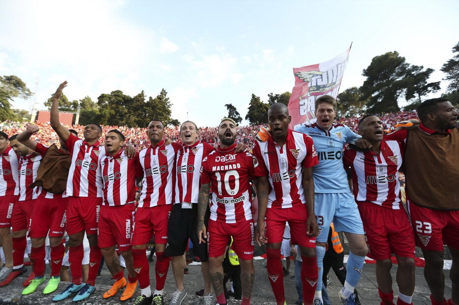 Desportivo das Aves festeja vitória na Taça de Portugal