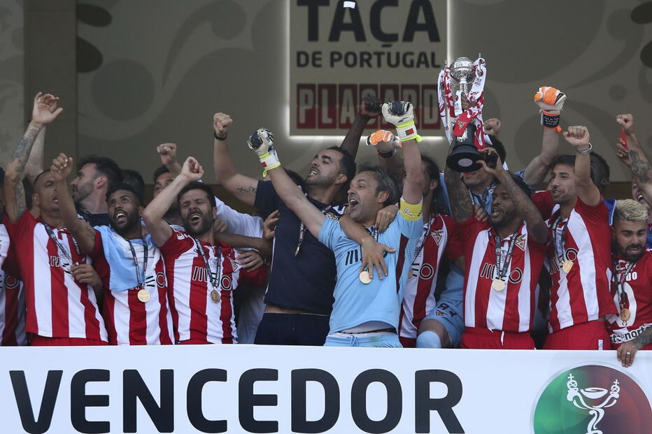Desportivo das Aves festeja vitória na Taça de Portugal