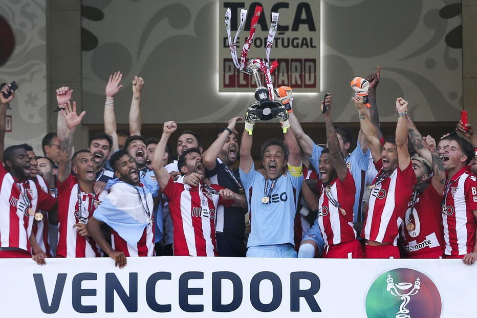 Desportivo das Aves festeja vitória na Taça de Portugal