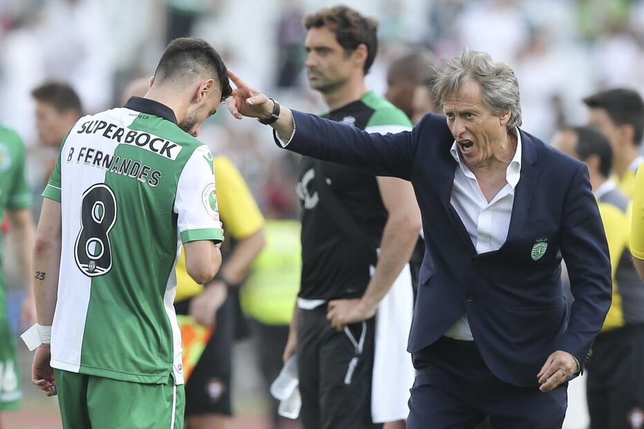 Jorge Jesus na final da Taça de Portugal, perdida pelo Sporting