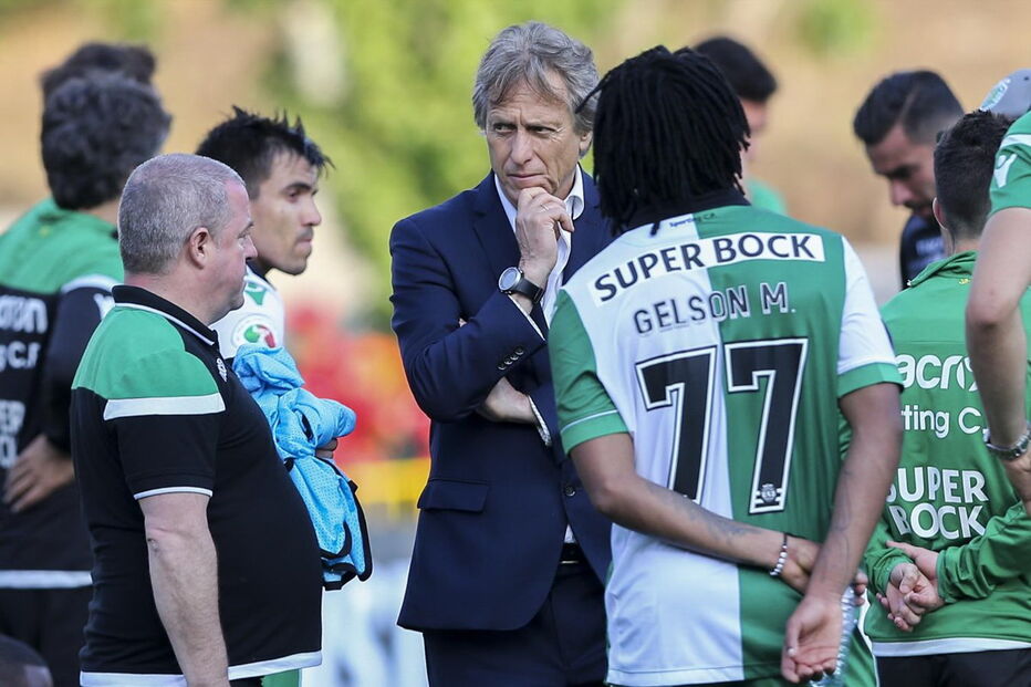Jorge Jesus na final da Taça de Portugal, perdida pelo Sporting