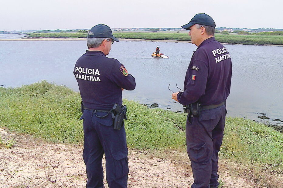 Polícia Marítima na ria da Gafanha do Areão