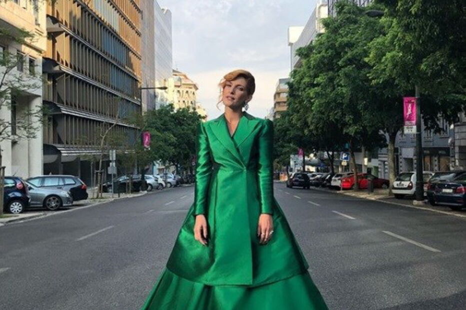 Inês Castel Branco partilhou nas redes sociais imagens do seu 'look'