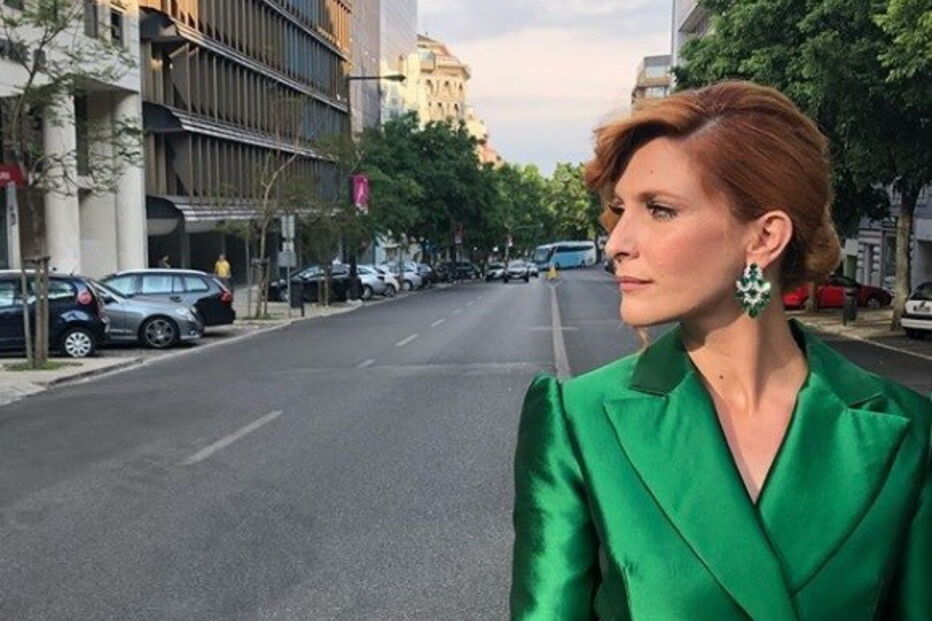 Inês Castel Branco partilhou nas redes sociais imagens do seu 'look'