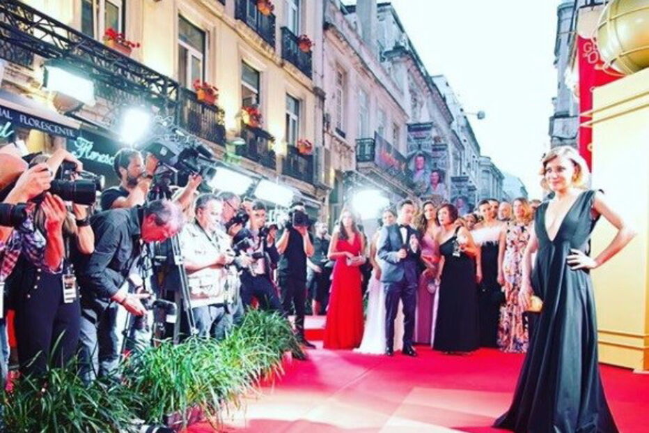 Joana Solnado na 'red carpet'