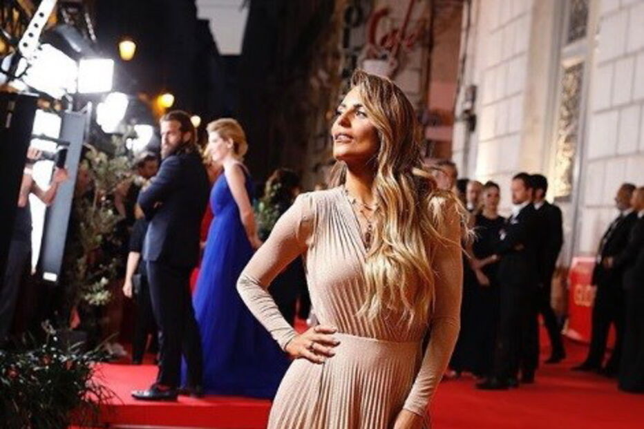 Liliana Santos na 'red carpet'