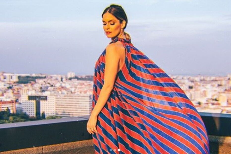 Diana Chaves partilhou várias fotos do seu 'look' no Instagram