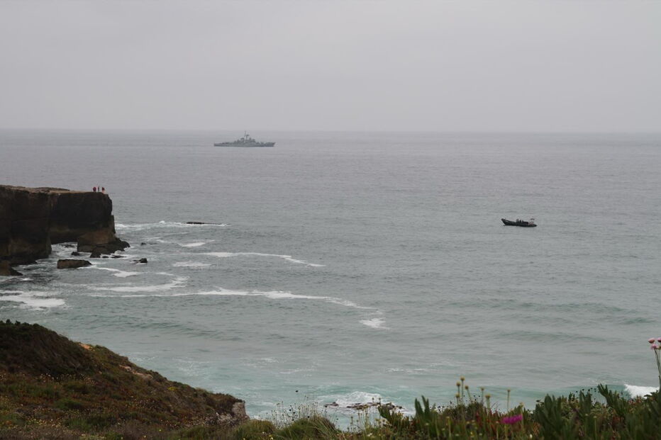 Buscas na praia do Malhão, em Vila Nova de Milfontes