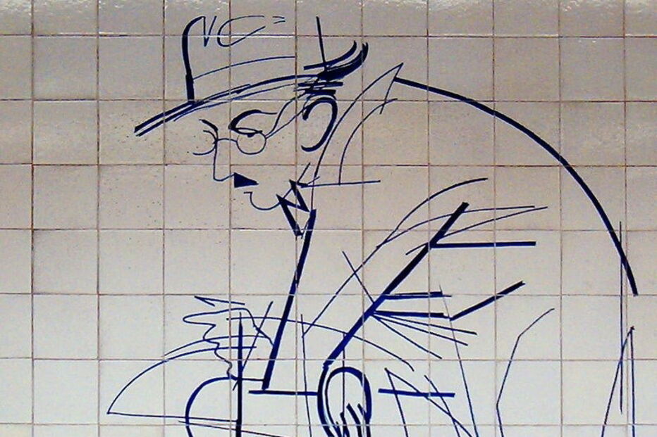 Fernando Pessoa, obra de Júlio Pomar