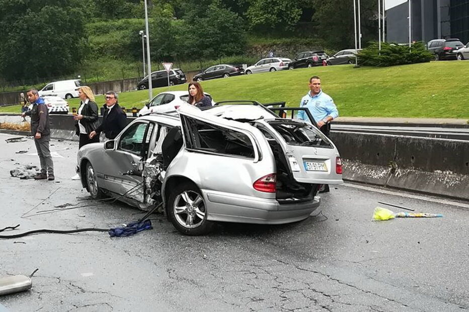 Acidente em Braga