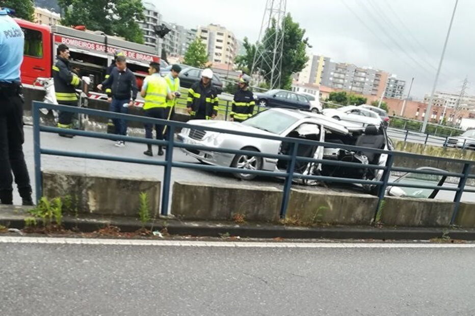Acidente em Braga