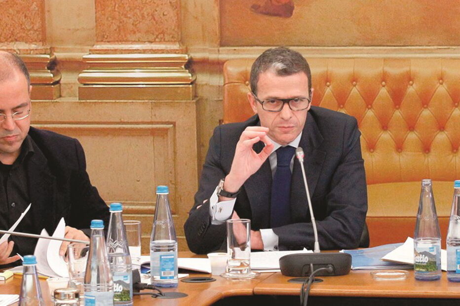 Responsáveis da RTP no Parlamento