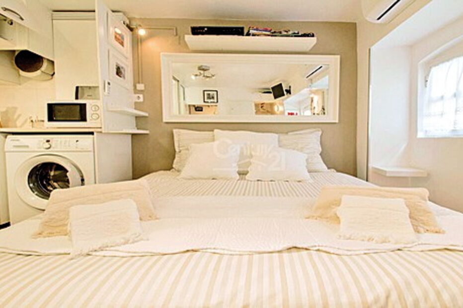 Interior de apartamento com 16 metros quadrados