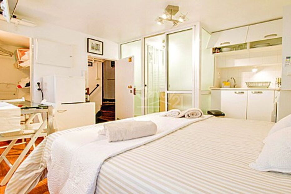 Interior de apartamento com 16 metros quadrados