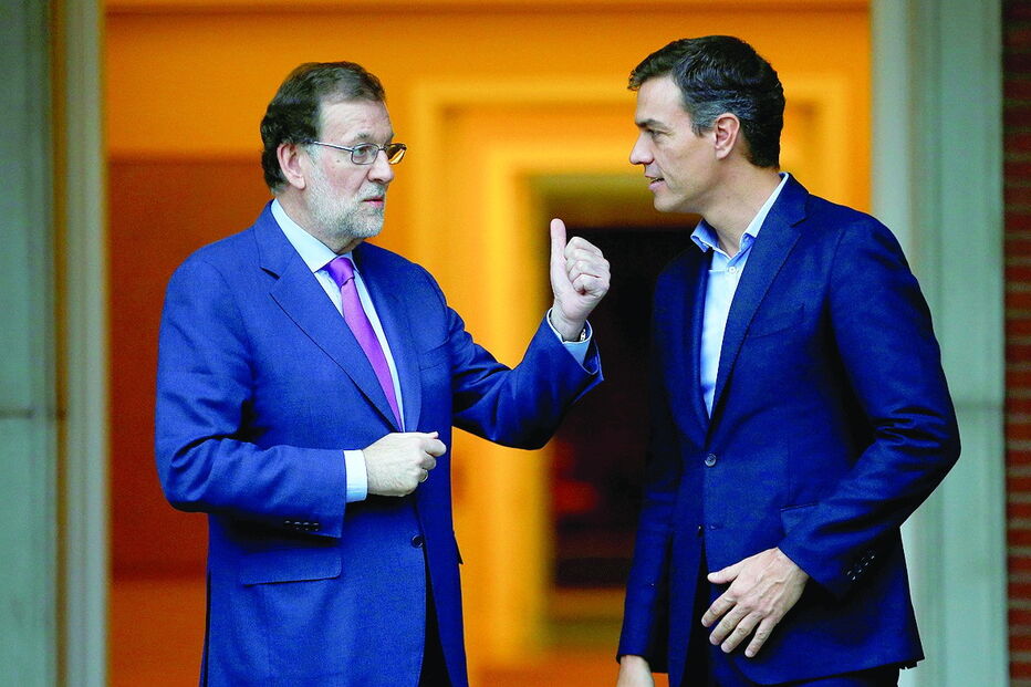 Rajoy e Sánchez