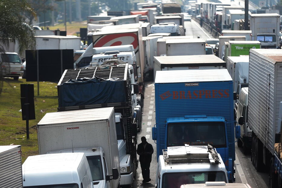 Greve dos camionistas no Brasil