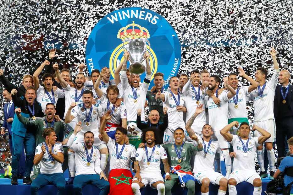 Real Madrid comemora 13º triunfo da Liga dos Campeões