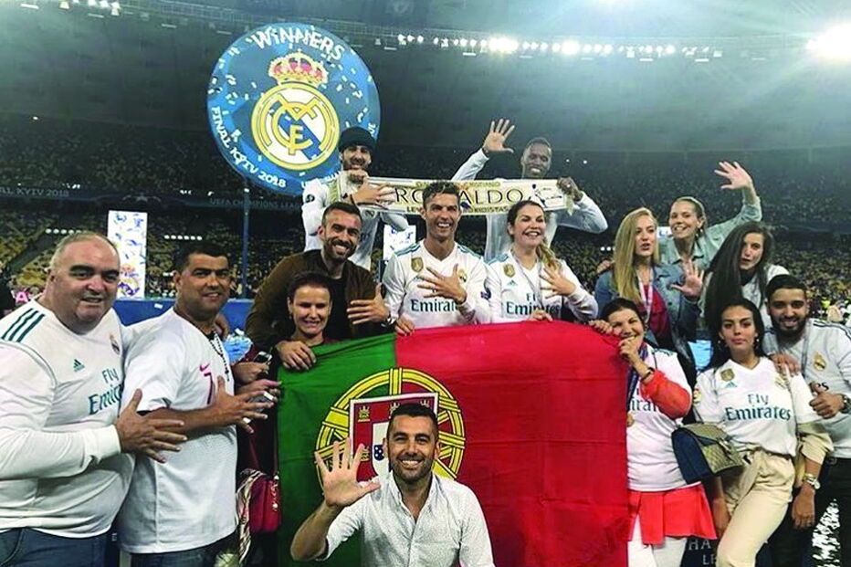 cristiano ronaldo, festejos, família