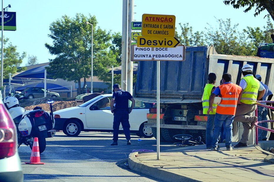 Acidente aconteceu em 2014 quando Rúben seguia de bicicleta junto à avenida V6 