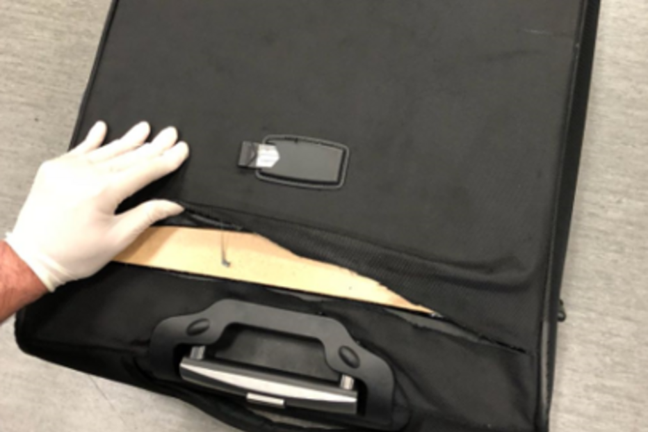 Mala com elevada quantidade de heroína