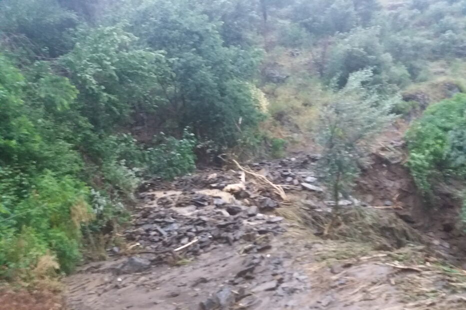 Imagens do mau tempo em São Cristóvão do Douro