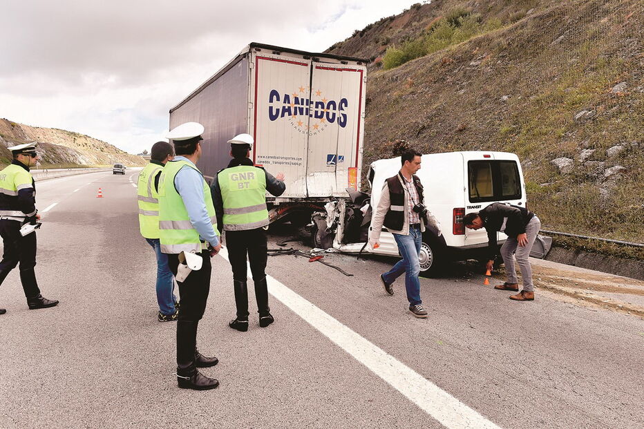 Acidente mortal na Guarda