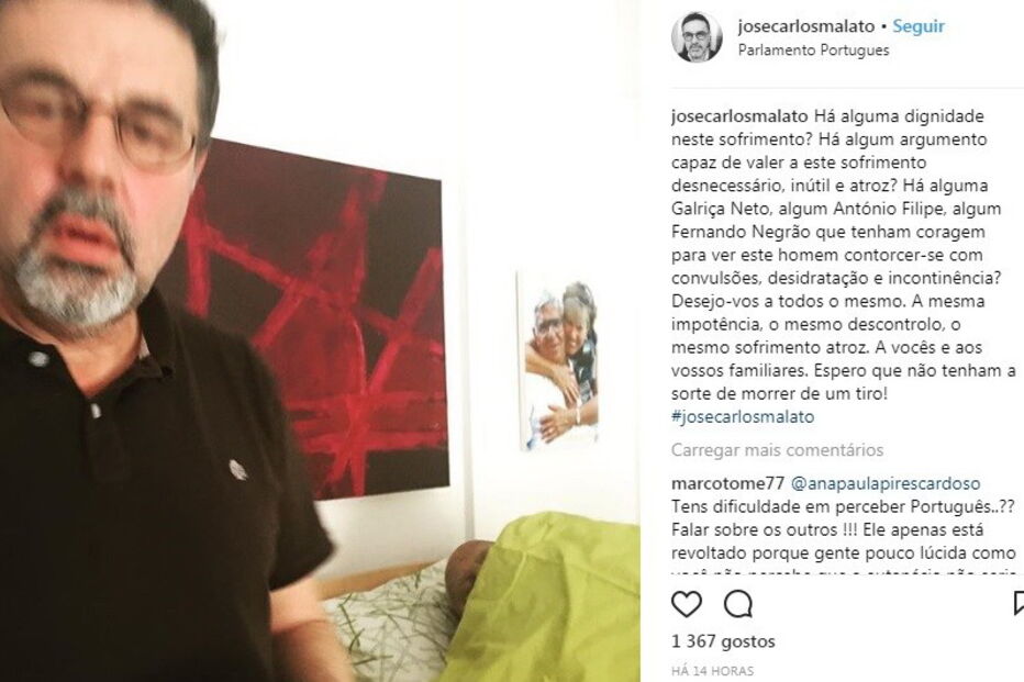 Malato reage a 'não' de PCP sobre Eutanásia