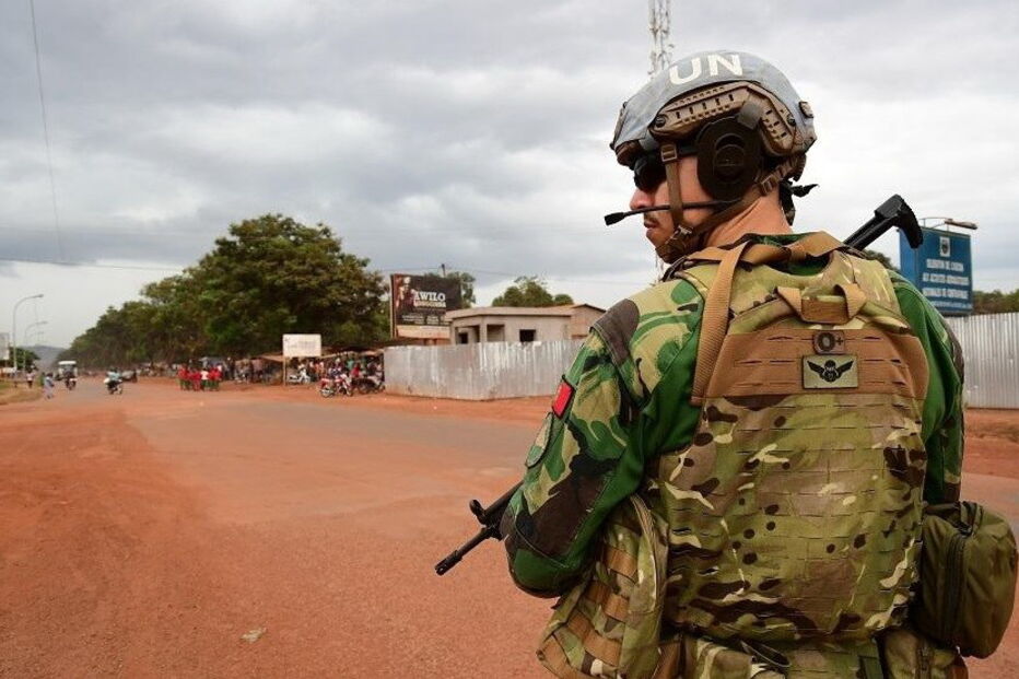 Militar português em missão na República Centro Africana