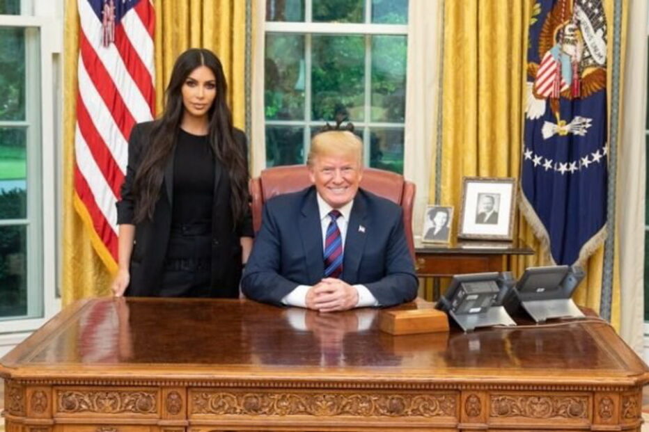 Donald Trump e Kim Kardashian West