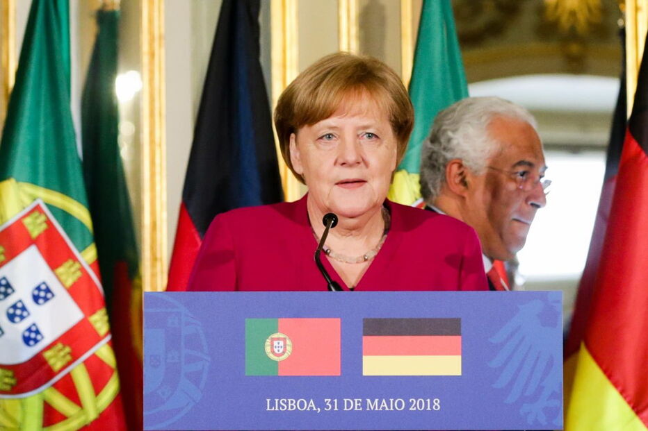 Angela Merkel em Portugal