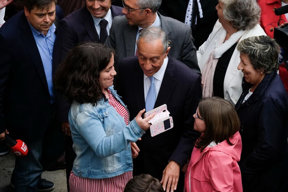 Marcelo Rebelo de Sousa vista Monção