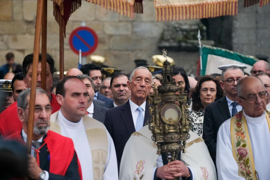 Marcelo Rebelo de Sousa vista Monção