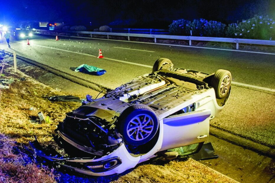 Vítima de acidente brutal