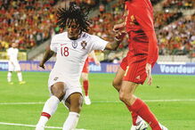 Seleção portuguesa jogou na Bélgica