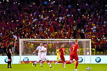 Seleção portuguesa jogou na Bélgica