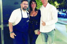 Georgina Rodríguez e Ronaldo jantaram sushi